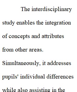 Week 11: Interdisciplinarity Assignment essay